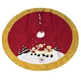 Snowman Christmas Tree Skirt - Kansas City Chiefs