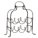Wilco Imports Metal Six Bottle Wine Rack