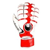 Produkt-Bild: uhlsport Kinder (5-8) / Herren (8,5-11,5) Torwarthandschuhe Cerberus Soft SF, wei&szlig;/rot/silber