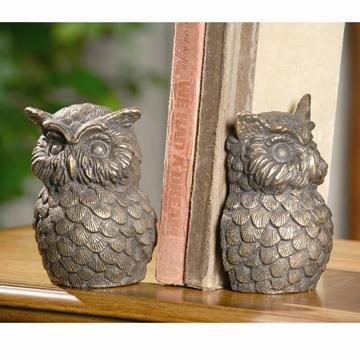 Cast Iron Owl Bookends