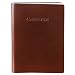 Brown Embossed Carpe Diem Leather Journal - Lined