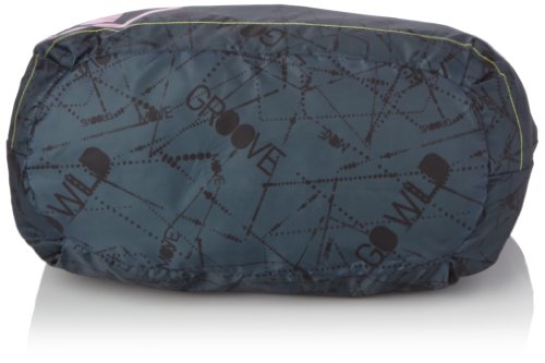 Zumba Fitness Fringetastic Tassel Satchel Bag, Dark N Dirty Slate, One Size