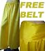 Yellow Belly Dance Satin Harem Yoga Genie Pant