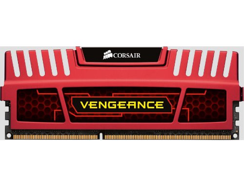 Corsair Vengeance Red 16GB (4x4GB) DDR3 1866 MHZ (PC3 15000) Desktop Memory (CMZ16GX3M4X1866C9R) On Sale