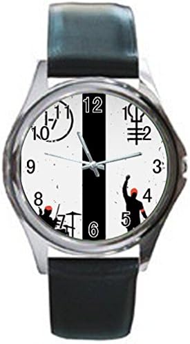 White wardrobe DIY twenty one pilots Unisex Round Metal Watch