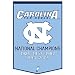 University of North Carolina Blue Felt Championship Banner