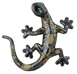 Medium Traditional Green Mexican Talavera Lizard Gecko Salamander