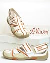 Top aktuell s.Oliver Leder Slipper offwhite / beige