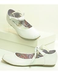 Tamaris Leder Ballerinas wei
