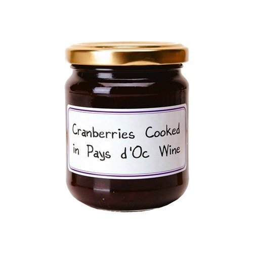 3 jars of L'Epicurien French imported Cranberries cooked in Pays d'Oc Wine 7.4 oz jar ~... by Chutneys