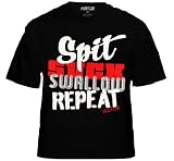 Hustler Clothing Repeat Suck T-Shirt #83 #S2MC73