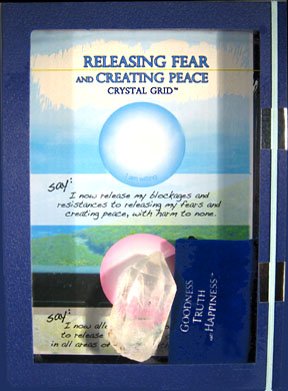 Create What You Want Crystal Grid - Releasing Fear and Creating Peace