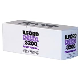 Ilford DELTA 3200 Professional, Black and White Print Film, 120 (6 cm), ISO 3200... by