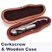 Deluxe Double Hinge Corkscrew w/ case