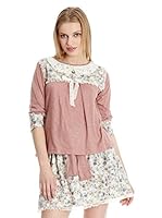 El armario de Lulú Camiseta Manga Larga Valle S (Rosa)