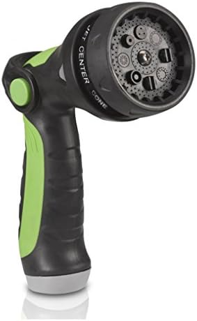 Garden Water Hose Nozzle / Hand Sprayer 8 Pattern Adjustable with Front Thumb Flow Control - Suitable for Car Washing, Cleaning the Deck or Patio, Watering Garden Plants and Washing Dogs&amp;Pets