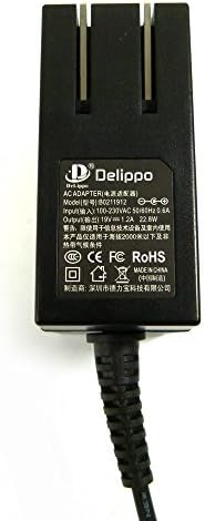 Delippo 19v 1.2a Ac Charger for Lg 20en33ssu/b/r 20en33r-w Lcd Led Monitor Switching Power Adapter