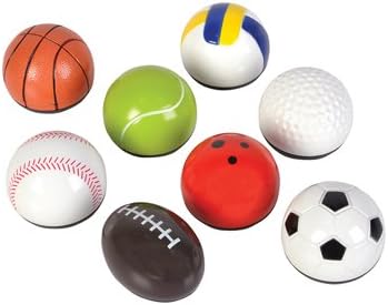 Pull Back Sports Balls - Set of 8