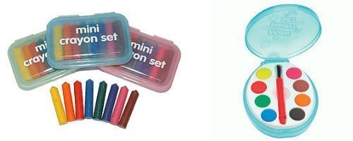 Mini Paint and Crayon Set Sized for 18 Inch American Girl Dolls. By Trendy Dolls.