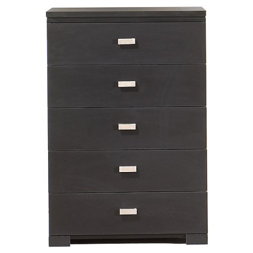 Kitchen: Milano 5 Drawer Chest   Black