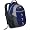 Blue-Black Crosshatch/Whi/Blak