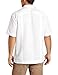 Cubavera Men's Short Sleeve Traditional Guayabera Shirt, Bright White, Large