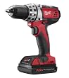 Milwaukee 2601-22 M18 Li-ion Compact Driver Drill Kit