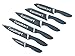 Cuisinart Ceramic Coated Knife Set, Blue/Grey (12 Piece)