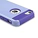 ULAK iPhone 5C Case, Slim Lightweight 2in1 iPhone 5C Cases Hybrid with Soft Rugged TPU Inner Skin and Hard PC Anti Scratches Protective Cover for Apple iPhone 5C -Periwinkle+Purple