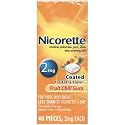 Nicorette Chewing Gum With Fruit Chill for Stop Smoking, 2 MG Kit - 40 ea