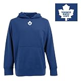 Toronto Maple Leafs Hooded Sweatshirt - NCAA Antigua Mens Signature Hoodie Dark Royal Small