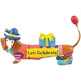 Hot Diggity Clown Dog Figurine