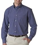Tommy Hilfiger Men's Harry 80s 2 Ply Peached Poplin - Deep Blue Sapphire