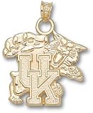 Kentucky Wildcats Solid 10K Gold Wildcat Pendant