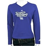 adidas Kentucky Wildcats Royal Blue Ladies Practice Long Sleeve T-shirt