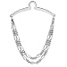 Price Comparison : Doppio All Moda by Competition silver metal tie chains