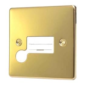 POLISHED BRASS UNSWITCHED SPUR UNIT C418PBW