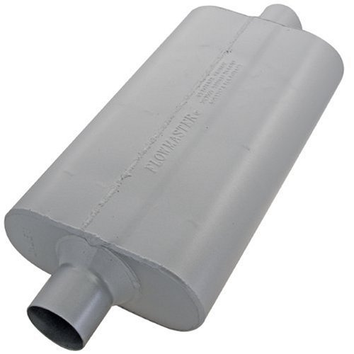 Flowmaster 942550 50 Delta Flow Muffler - 2.50 Center IN / 2.50 Center OUT - Moderate Sound