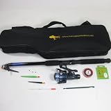 FTD Ready to Use Telescopic Fishing Set with Bag - already set up - just add bait!!!