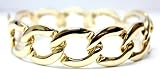 41mGn9d5LIL. SL160  Gold Plated Round Chain Link Bracelet   Fashion Bracelet