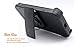 NageBee Hybrid Armor Stand Case with Holster and Locking Belt Clip for Samsung Galaxy Grand Prime - Holster Carbon Fiber Holster Black