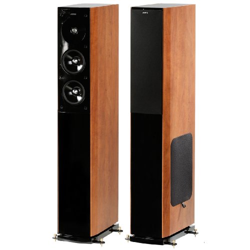 Jamo S 606 3-Wege Bass-Reflex Stand-Lautsprecher (130/210 Watt) dark apple (Paar)