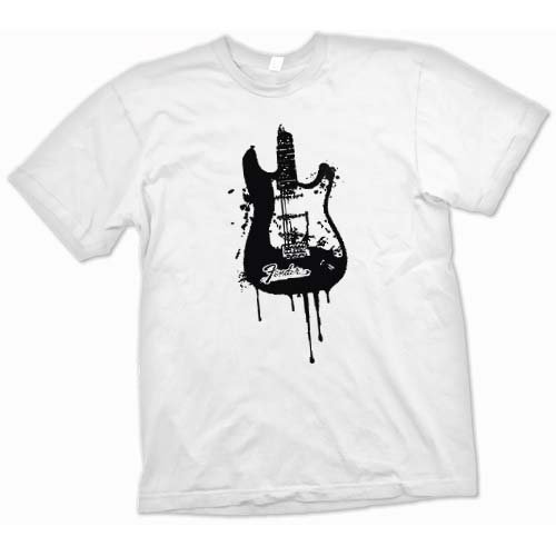 T-Shirt – Fender Gitarre Strat Stratocaster Grunge