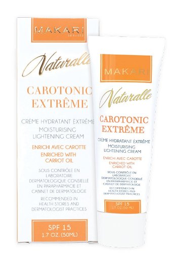 Makari Naturalle Carotonic Extreme Moisturizing Lightening Cream; Enriched with Carrot Oil; SPF 15