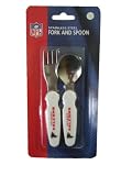 NFL Football Atlanta Falcons Baby Eating Utensils Fork and Spoon