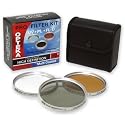 Opteka HD&sup2; 3 Piece (UV, PL, FL) Filter Kit for Canon VIXIA HF10, HF100, HR10, HV10, HF11, HG21, & HG20 Digital Video Camcorders