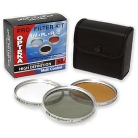 Opteka HD² 3 Piece (UV, PL, FL) Filter Kit for Canon PowerShot A570 A590 IS Digital Camera