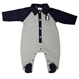 Buying La Perla GrigioPerla Navy Blue and Grey Cotton Onesie Online