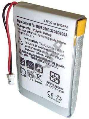 Electronics: HQRP Battery replacement for Garmin iQue 3600 , 3600a , 3200 GPS PDA Internal