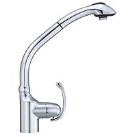 Danze D456720 Anu Single-Handle Kitchen Faucet with Pull-Out Spout, Chrome